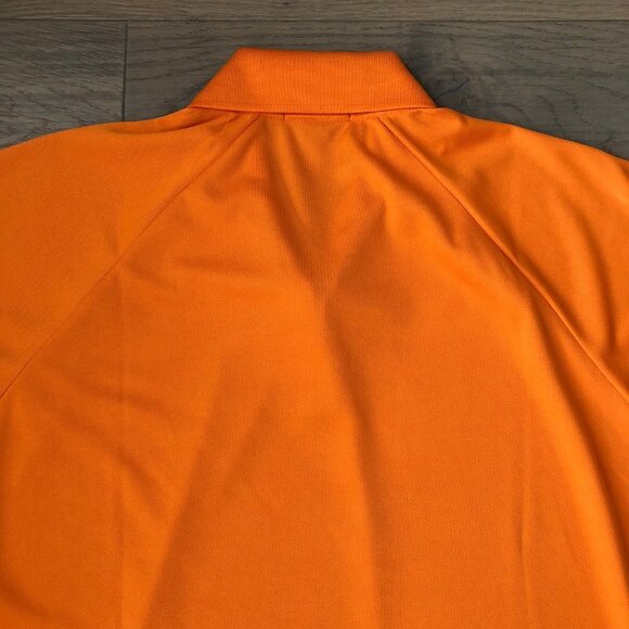 ONTOUR 300 Series WEB Tech SS 2 Button Polyester Polo Golf Shirt Orange Sz M NWT - Picture 7 of 15